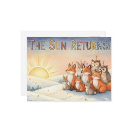 Winter Solstice Postcard Vykort