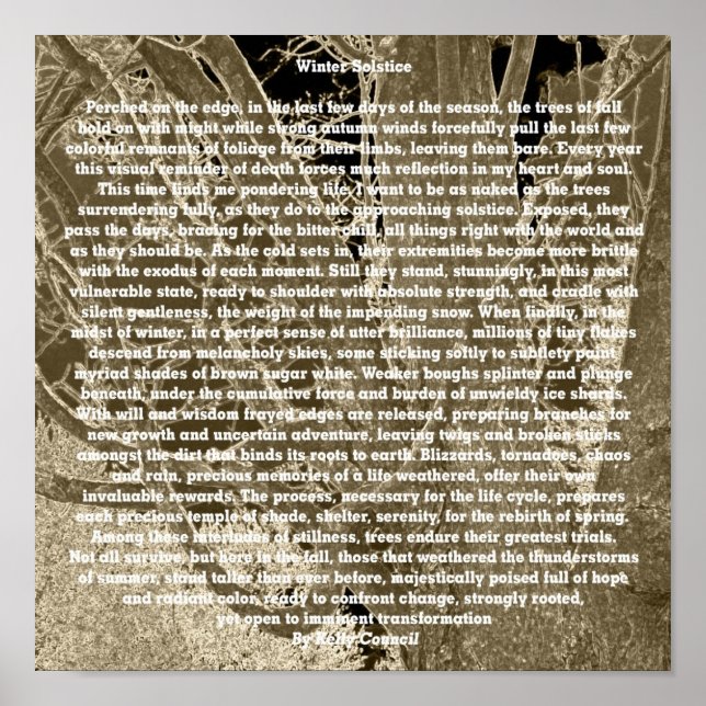 Winter Solstice Poster (Framsidan)