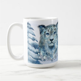 Winter Solstice Snö Leopard Kaffemugg