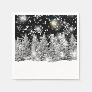 Winter Solstice Snowfall Pappersservett