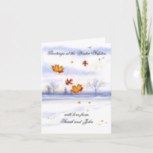 Winter Solstice snowscape Kort