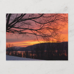 Winter Solstice Sunset Vykort