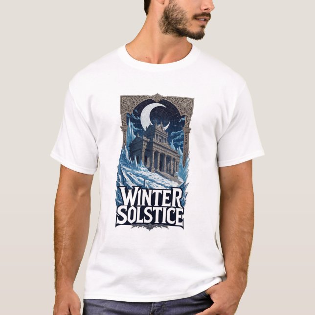 Winter Solstice Temple T-Shirt (Framsida)