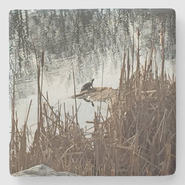 Winter Solstice Underlägg Sten (Framsidan)