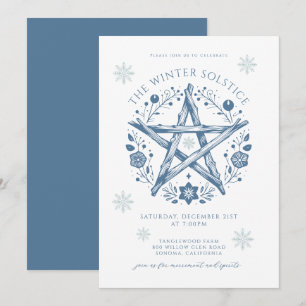 Winter Solstice Yuletide Party Inbjudningar