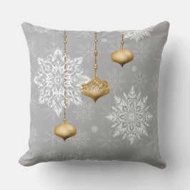 Winter Sparkle Ornament Decorative Pillow Kudde