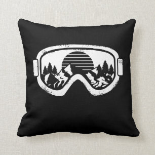 Winter Sport Ski Snowboard Snö Liggande Goggles Kudde