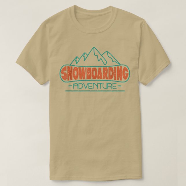 Winter Sport Snowboard Snowboarding T Shirt (Design framsida)