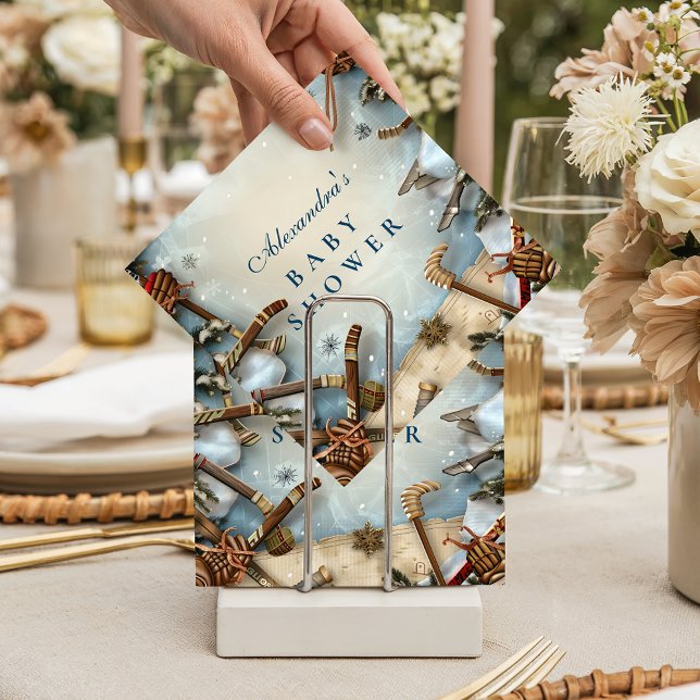 Winter Sports Baby Shower Pappersservett (Skapare uppladdad)