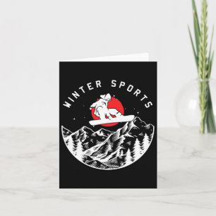 Winter Sports Extreme Snowboarder Mountains Downhi Kort