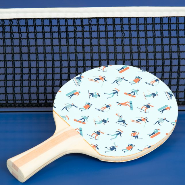 Winter Sports Mönster Pingisracket (Insitu)