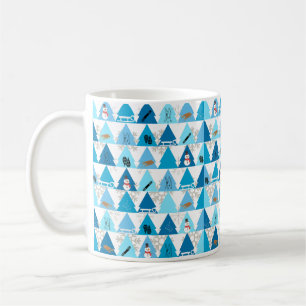 Winter Sports och Snö Roligt Kaffemugg