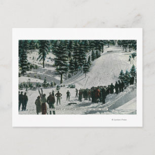 Winter Sports Scene vid Charleston Mountain Vykort