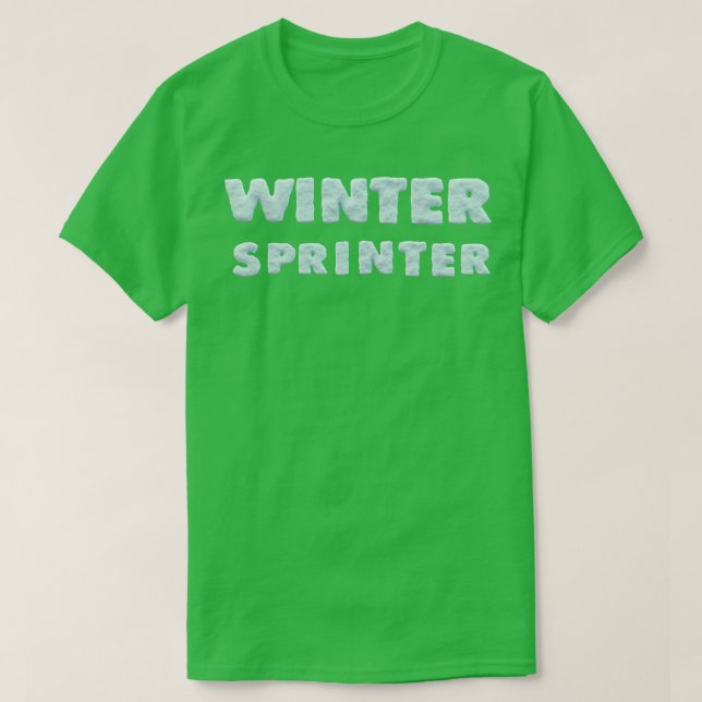 Winter Sports Winter Sprinter Ski Shirt T (Design framsida)