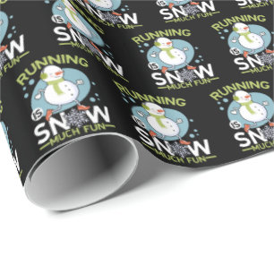 Winter Springer - Körningen är Snö Mycket Roligt Presentpapper