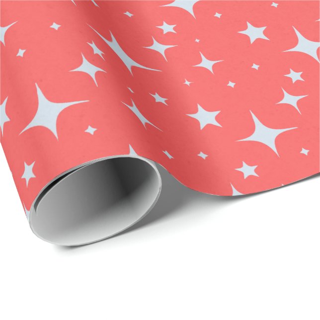 Winter Starburst Gift Wrap Presentpapper (Rullad Hörn)