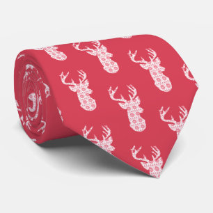 Winter Sticka julrenar Tie Slips