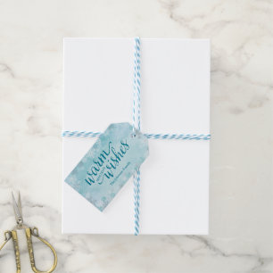 Winter Stollig Helgdag Gift Märkres Presentetikett