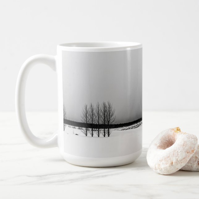 Winter Storm i Islandet Kaffemugg (Med munk)