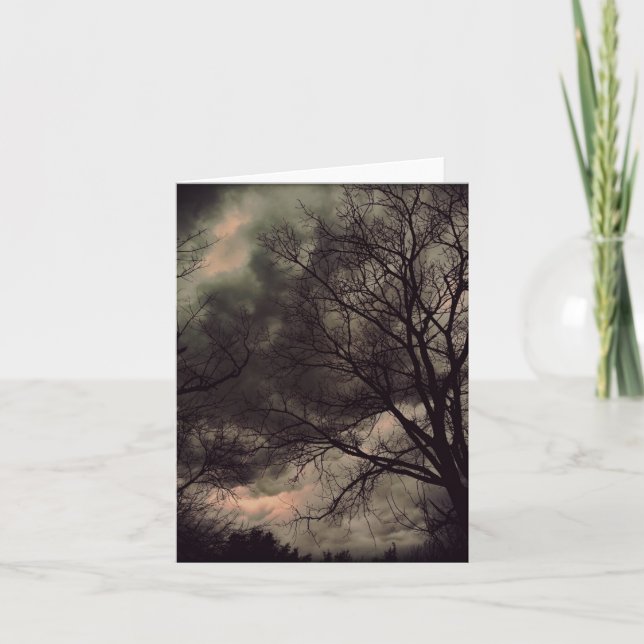 Winter Storm notecard Kort (Framsida)