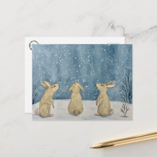 Winter Storm Postcard Vykort