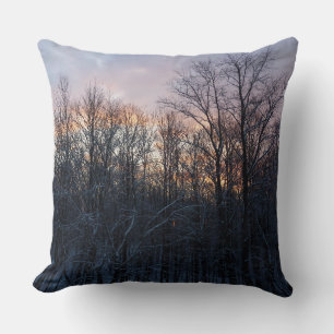 Winter Sunrise I Pastel Nature Ligcape Kudde