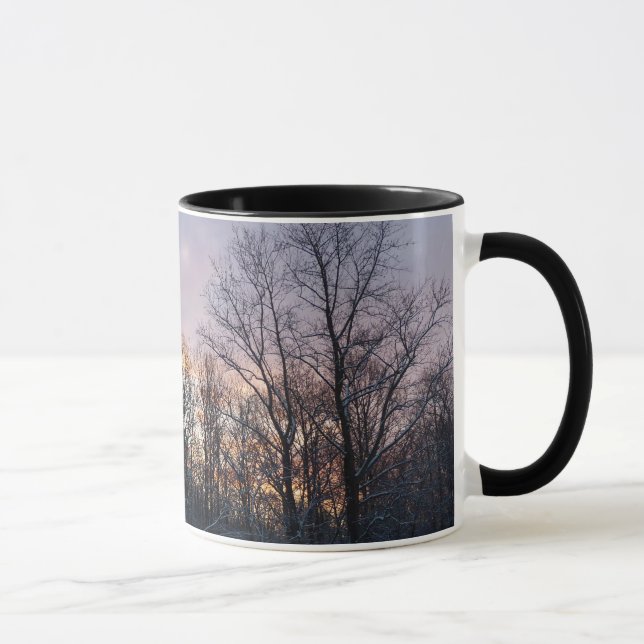 Winter Sunrise I Pastel Nature Ligcape Mugg (Höger)