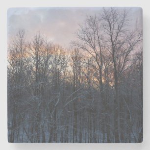 Winter Sunrise I Pastel Nature Ligcape Stenunderlägg