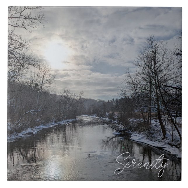 Winter Sunrise in CVNP Kakelplatta (Framsidan)