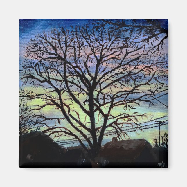 Winter Sunrise Magnet (Framsidan)