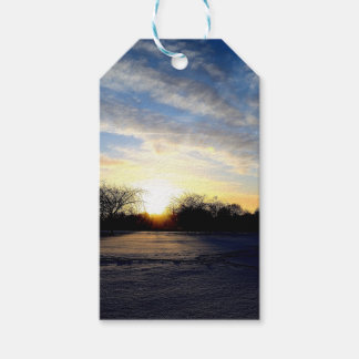 Winter Sunrise Presentetikett