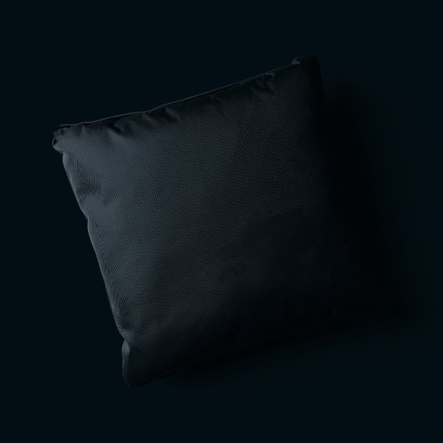 Winter Sunset - Black Ice - Dekorativ kudde (Winter Sunset - Black Ice - Throw Pillow)