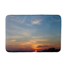 Winter sunset himlar badrumsmatta