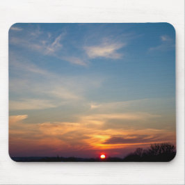 Winter sunset himlar musmatta