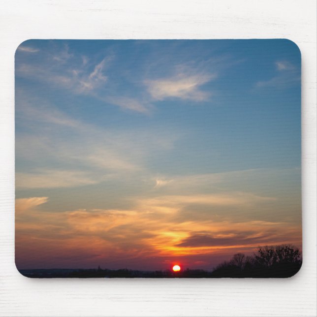 Winter sunset himlar musmatta (Framsidan)