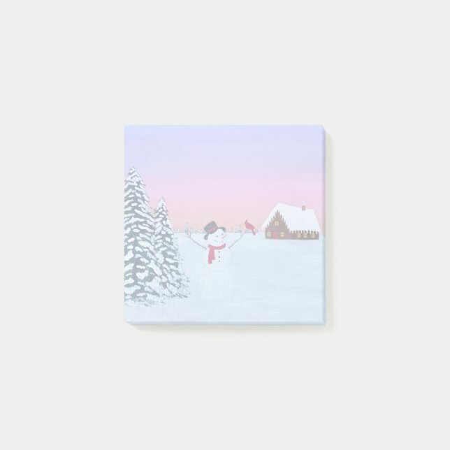 winter sunset post-it block (Framsida)