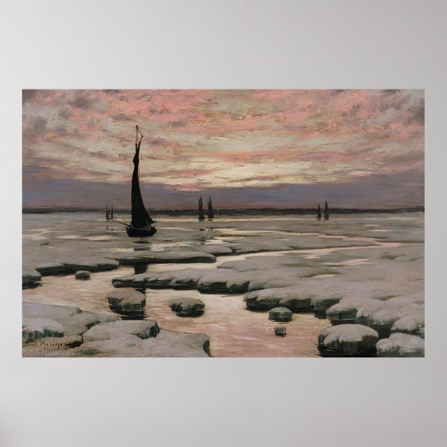 Winter Sunset Poster (Framsidan)