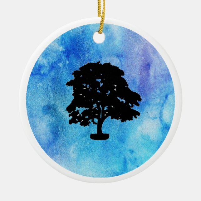 Winter Sycamore Gap Ceramic Dekoration (Framsidan)