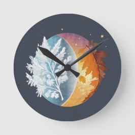 Winter Syncope Rund Klocka