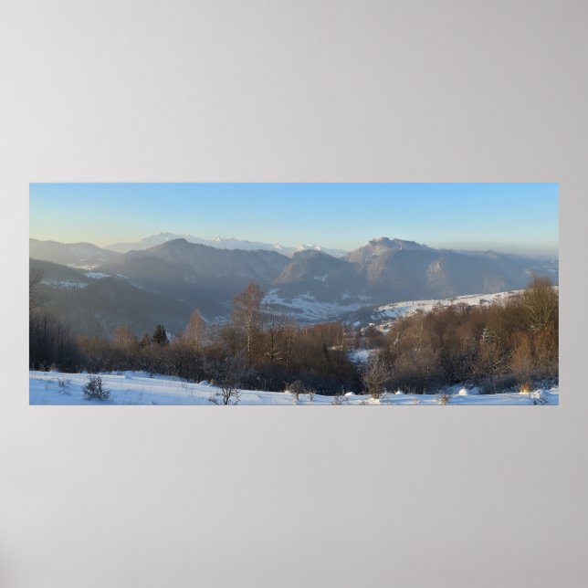 Winter Tatras View från Beskids Poster (Framsidan)