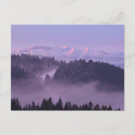 Winter Tatras vy från Pieniny Vykort