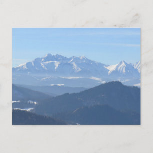 Winter Tatras-vy Vykort