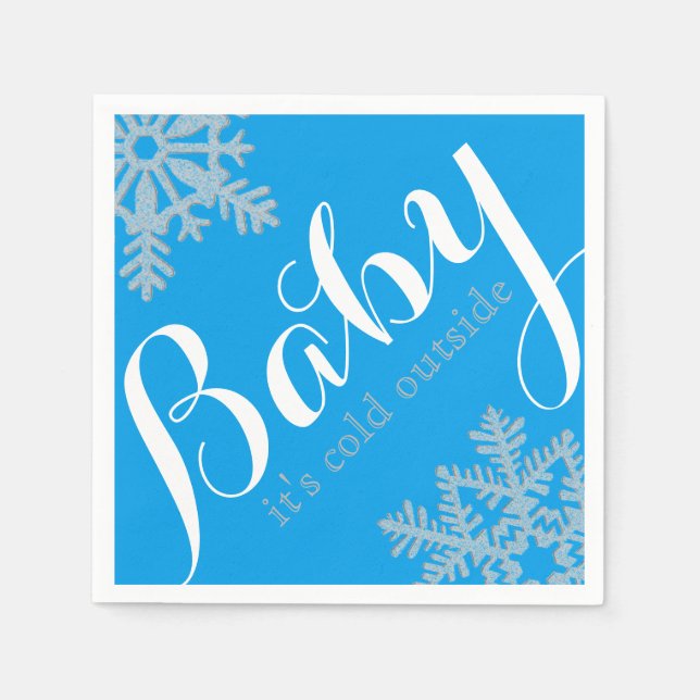 Winter Theme Napkins Pappersservett (Framsidan)