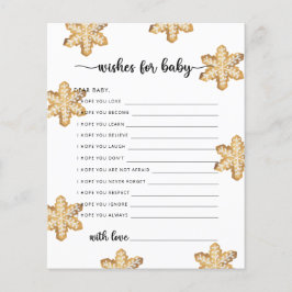 Winter themes Party-spel | önskemål för baby