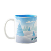 Winter Thned God jul 2-Tone Mugg