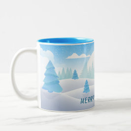Winter Thned God jul 2-Tone Mugg