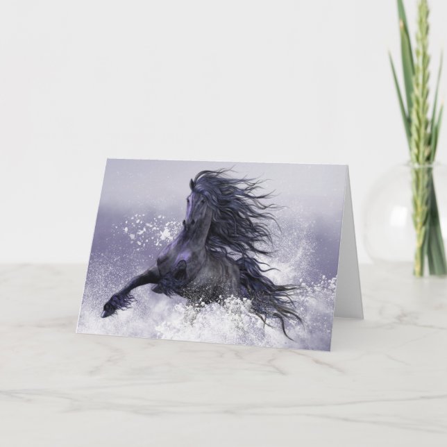 Winter Thunder Notecard Kort (Framsida)