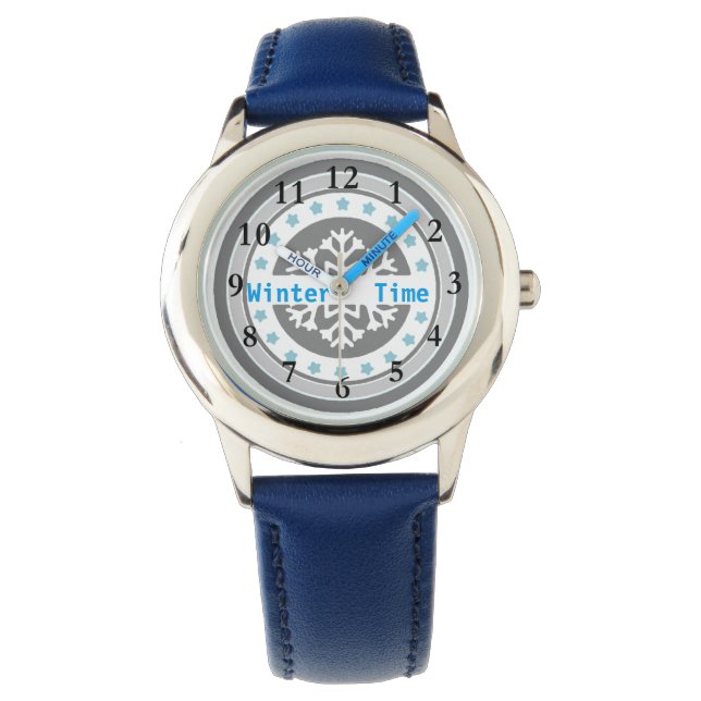 Winter Time Glitter Watch Armbandsur (Framsida)
