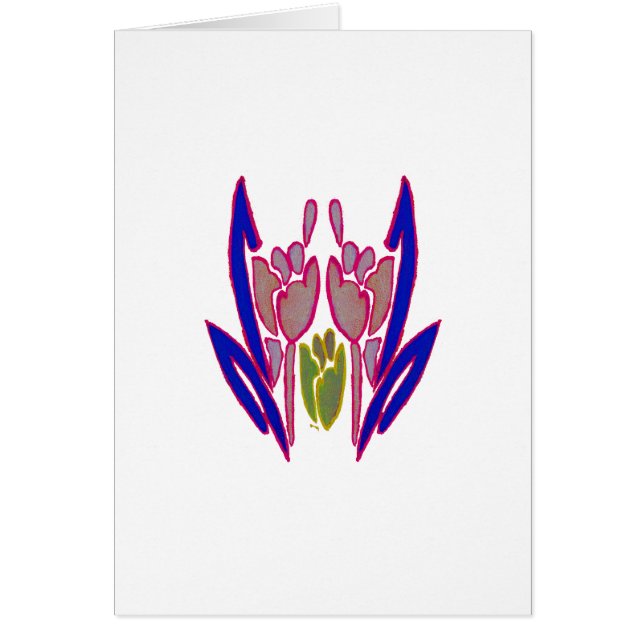 Winter Timings Snyggt Fantastisk Loely färg Art Hälsningskort (Framsidan)