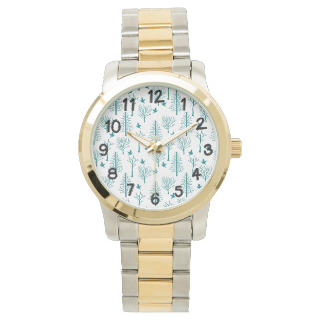 Winter Träd Armbandsur (Framsida)